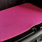 Tapis sur-mesure coffre racstar rose 