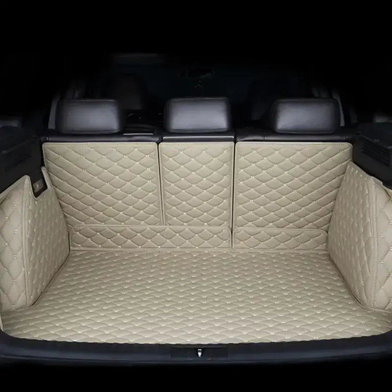 Tapis voiture Luxmium coffre intégral beige