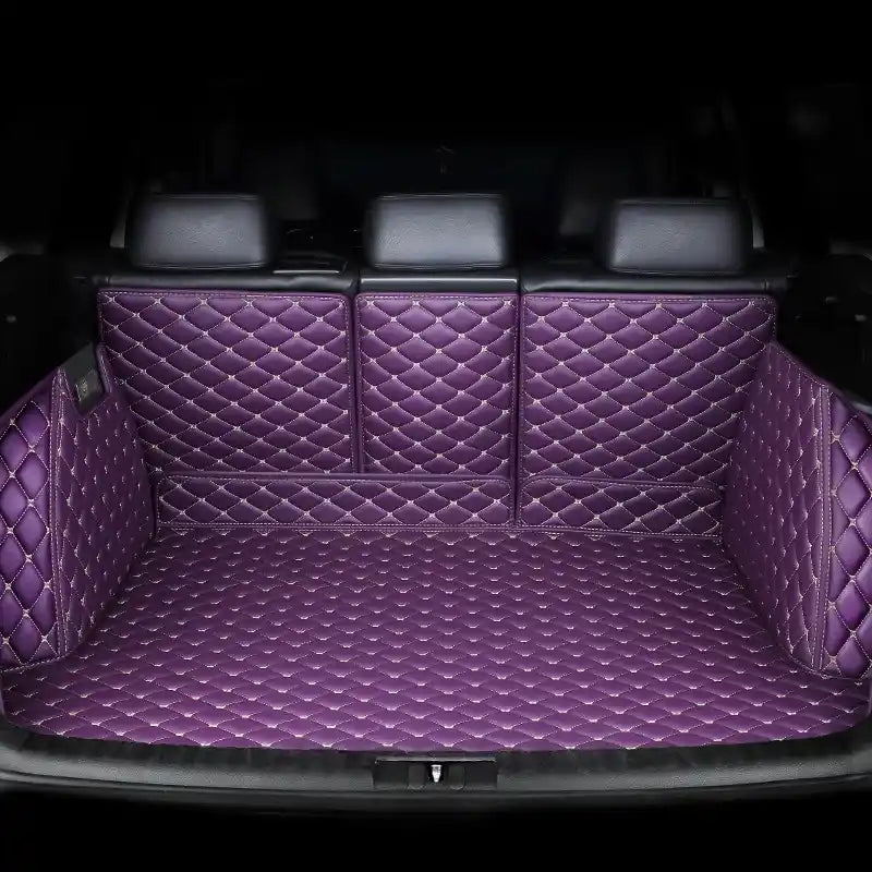 Tapis voiture Luxmium coffre intégral violet