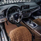 Tapis de voiture eva personnalisable racstar brun