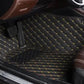 Tapis voiture Luxmium avant noir et jaune
