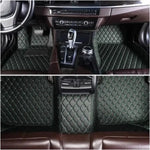 Tapis voiture sur mesure Luxmium Noir et Vert