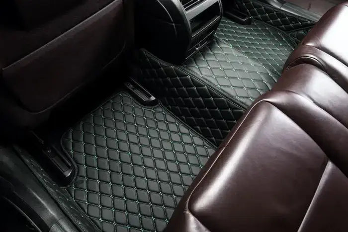 Tapis voiture Luxmium arrière noir et vert