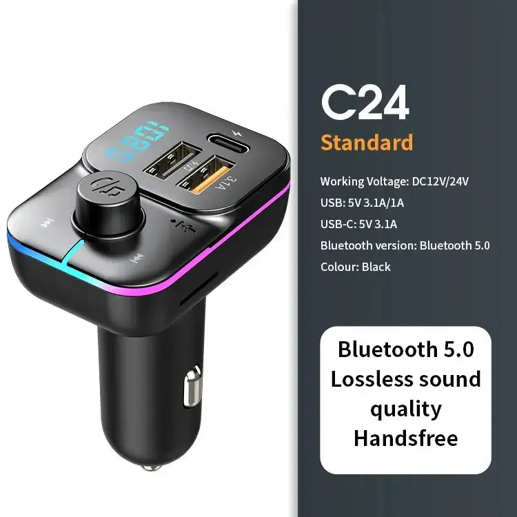 Transmetteur FM bluetooth 5.0 C22