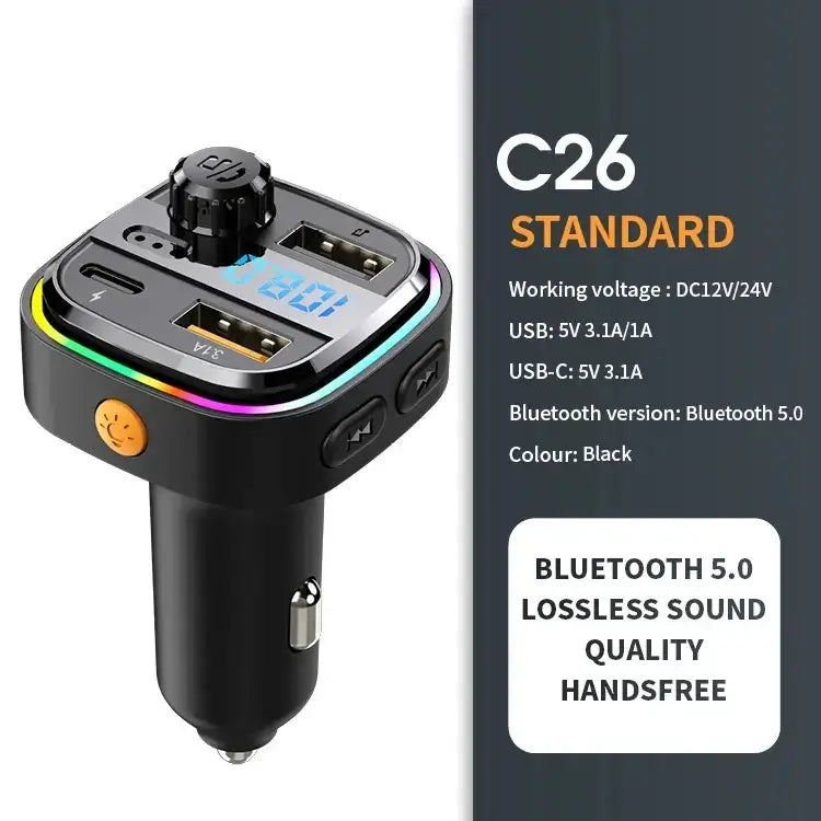 Transmetteur FM bluetooth C26