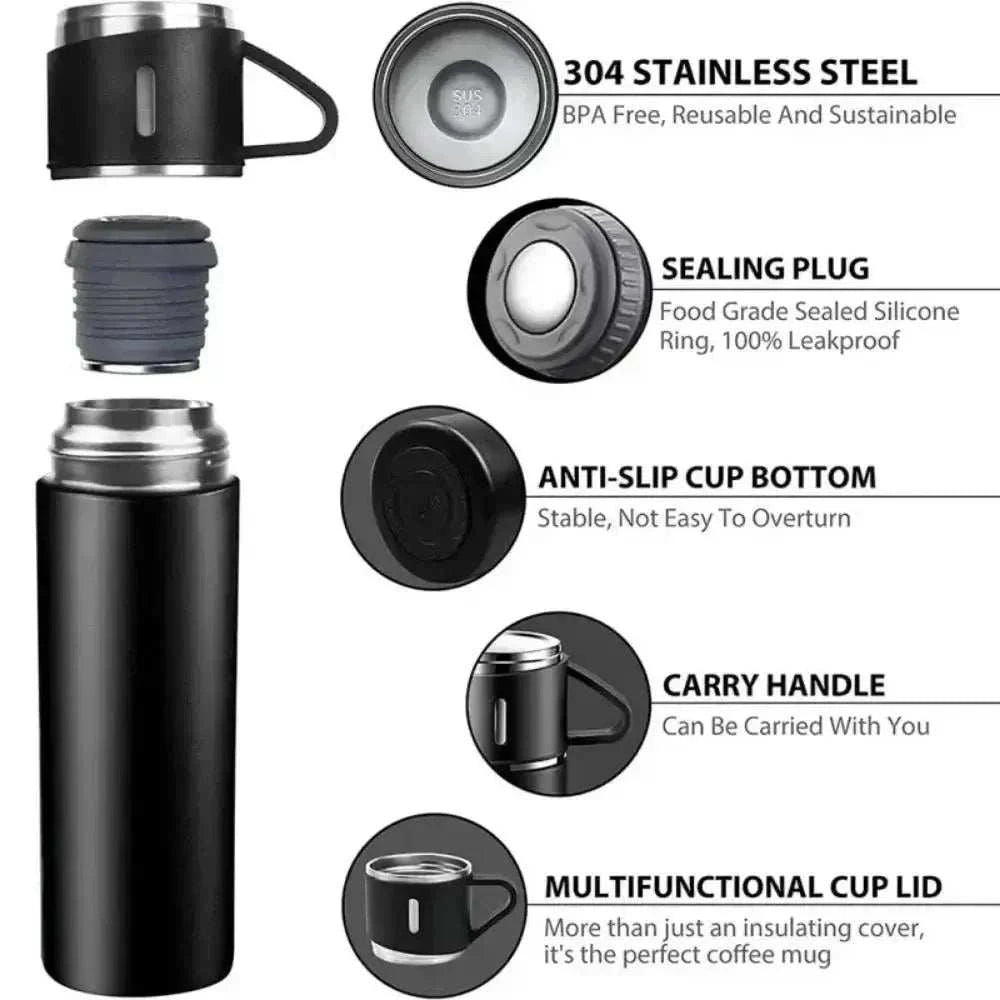 Coffret thermos étanche avec couvercle