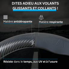 couvre volant simili cuir Kia luxe interieur design sportif