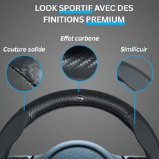 couvre volant rond Kia confort conduite diametre 38 centimetres