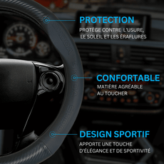 couvre volant simili cuir skoda luxe interieur design sportif