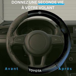 Couvre volant Toyota en fibre de carbone