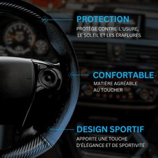 Couvre volant Toyota en fibre de carbone