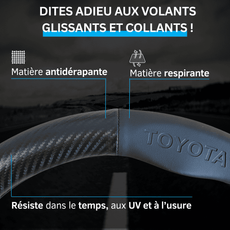 Couvre volant Toyota en fibre de carbone