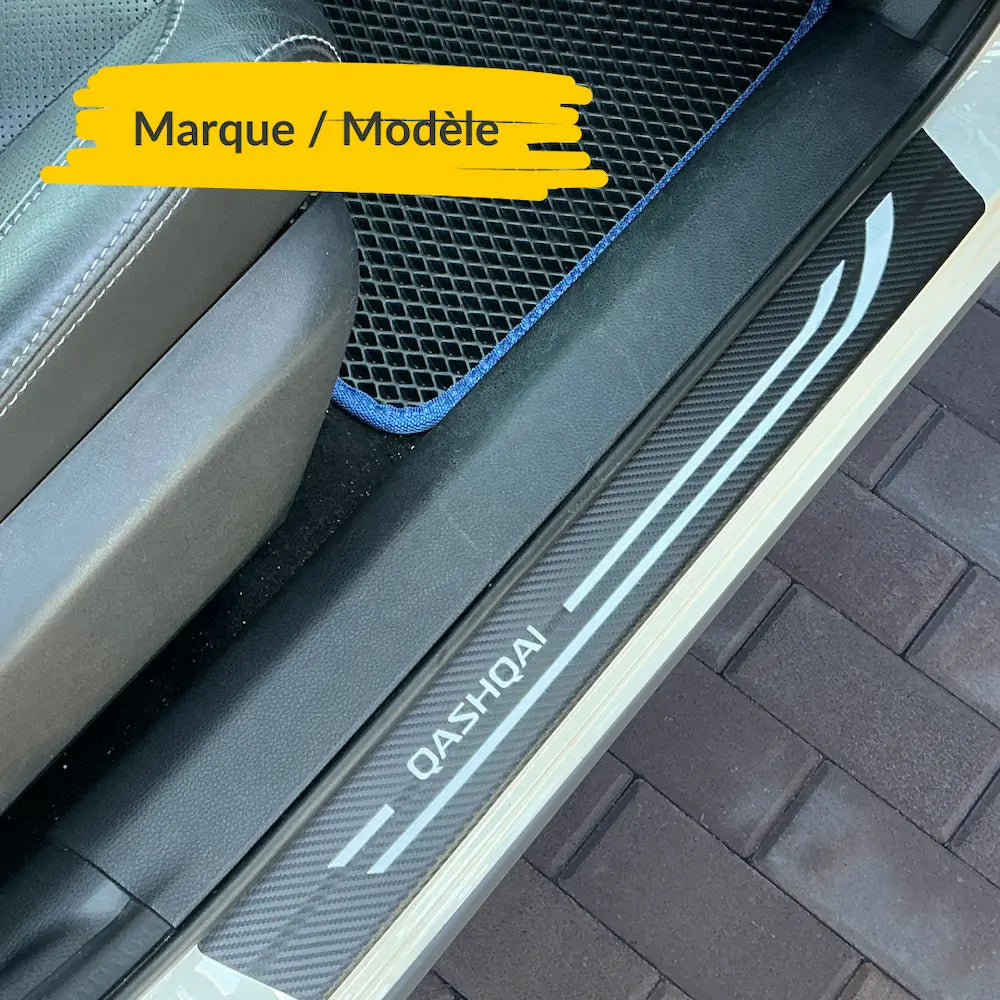 installation facile des protections de seuil de porte avec adhesif ultra puissant