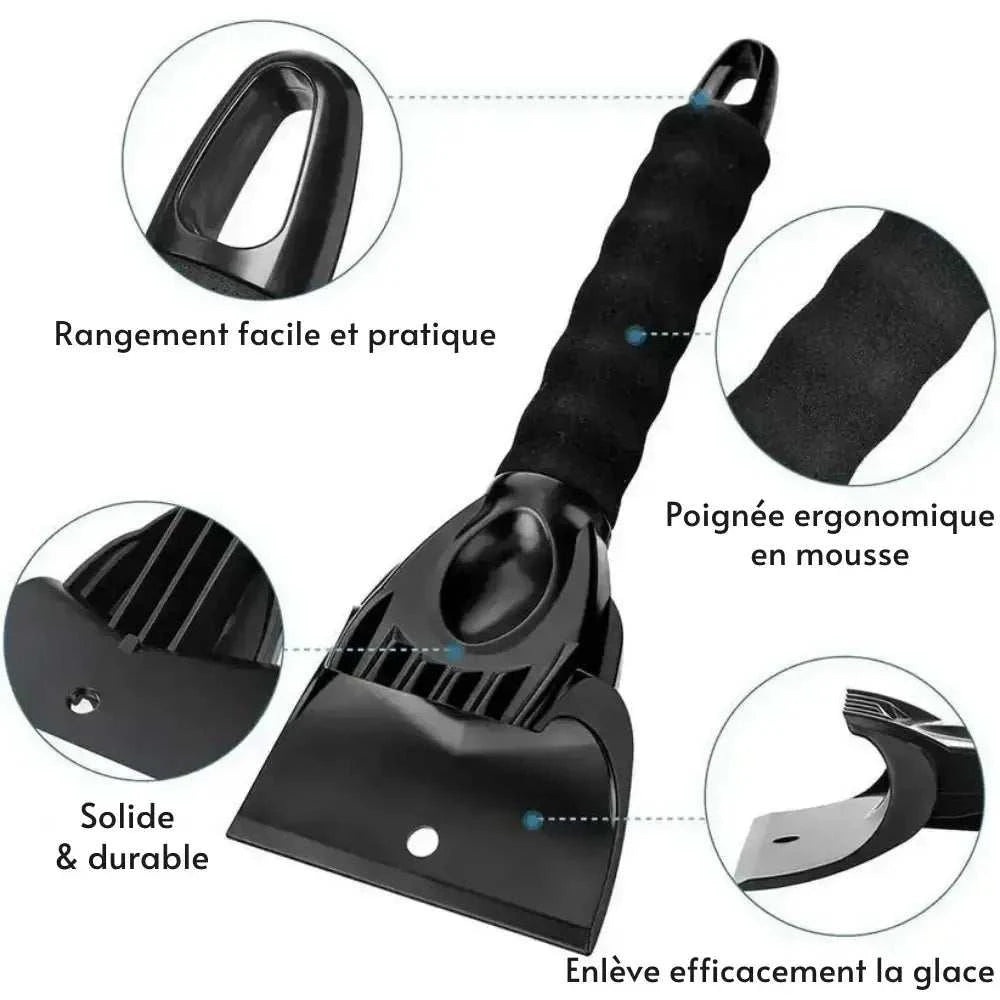 Grattoir pour voiture avec gant caractéristiques techniques