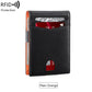 Portefeuille anti RFID orange