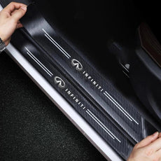 CPO-Protection 5Pcs Car Door Sill anti Scratch Protector Stickers for Infiniti Q50 G37 FX30 FX35 Q60 QX50 M37 ESQ JX35 QX70 Q30 FX50 Q70