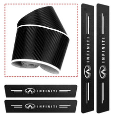 CPO-Protection 5Pcs Car Door Sill anti Scratch Protector Stickers for Infiniti Q50 G37 FX30 FX35 Q60 QX50 M37 ESQ JX35 QX70 Q30 FX50 Q70