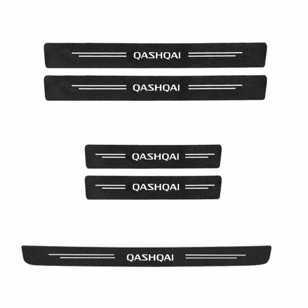 Protection seuil de porte Nissan Qashqai - porte et Coffre 5 pièces