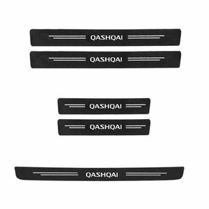 Protection seuil de porte Nissan Qashqai - porte et Coffre 5 pièces