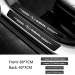 Car Threshold Protector Stickers Door Sill Anti-Scratch for  Forester XV STI Outback Legacy WRX Levorg BRZ Crosstrek Exiga