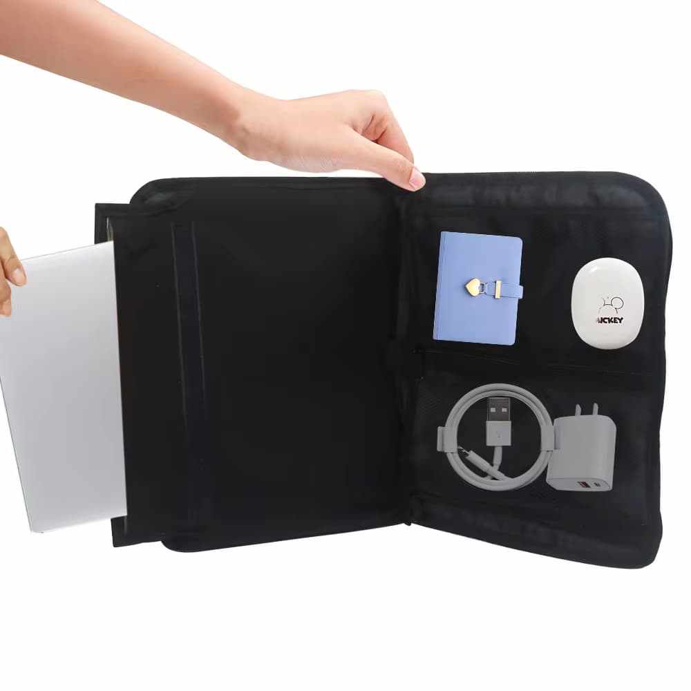 Sacoche pour ordinateur portable avec pochette RFID