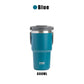 Tasse à café portable bleue de 600ml