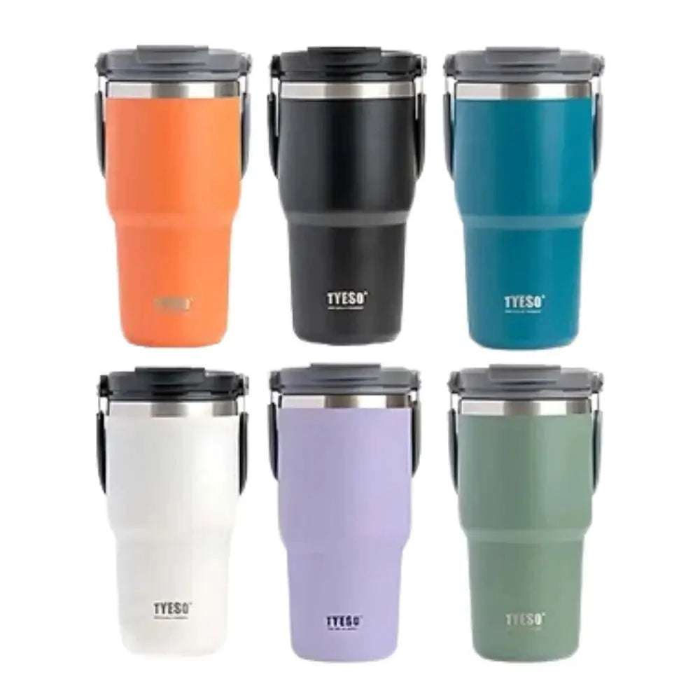 Tasse à café portable et réutilisable avec couvercle