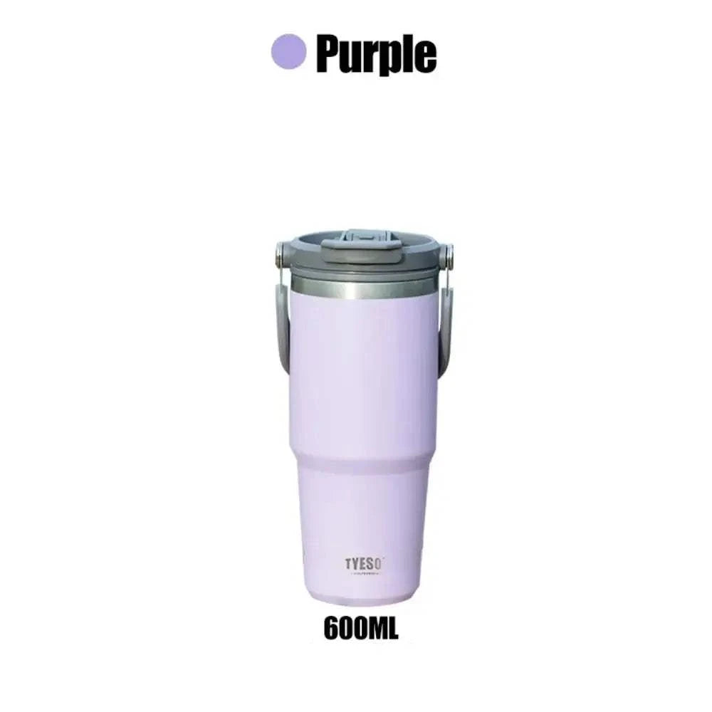 Tasse à café portable violette de 600ml