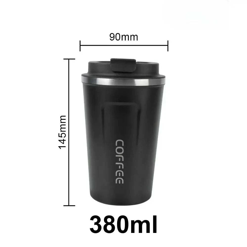 Tasse à café de voyage 380ml noire