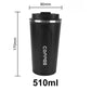 Tasse à café de voyage 510ml noire