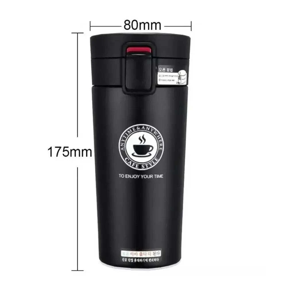 Thermos de voyage avec couvercle grande taille