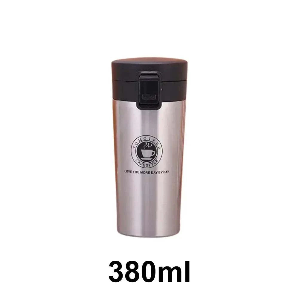 Thermos de voyage double paroi argent 380ml