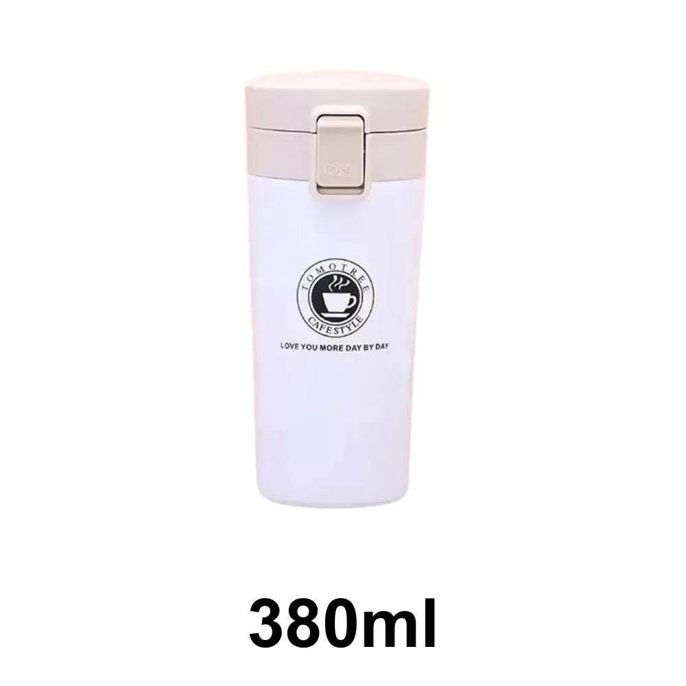 Thermos de voyage double paroi blanc 380ml