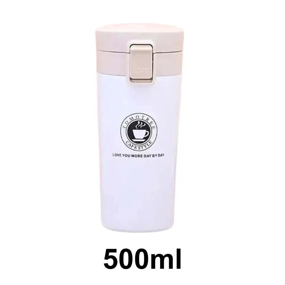 Thermos de voyage double paroi blanc 500ml