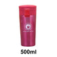 Thermos de voyage double paroi rouge 500ml